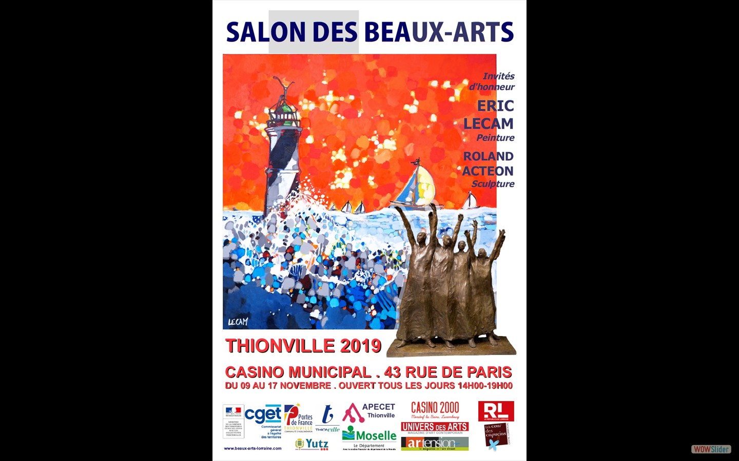 Affiche Salon Beaux Arts Thionville 2019