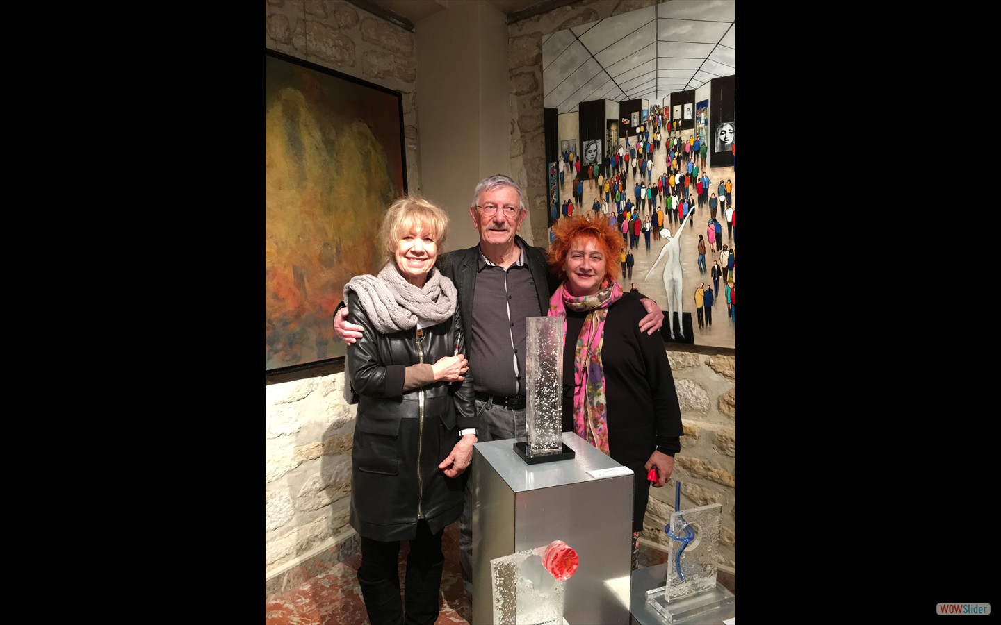 Salon de l'AEAF - Galerie de Nesle - avec Cristina Marques et Liliane Caumont